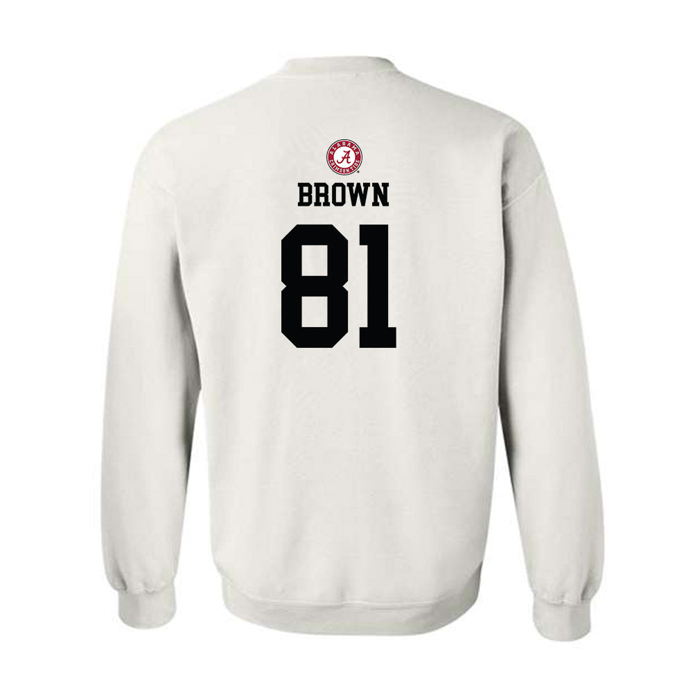 Alabama - Football Alumni : Keith Brown - Crewneck Sweatshirt Style002 T-Shirts, Hoodie | CoreVibeTees.com (Image 2)