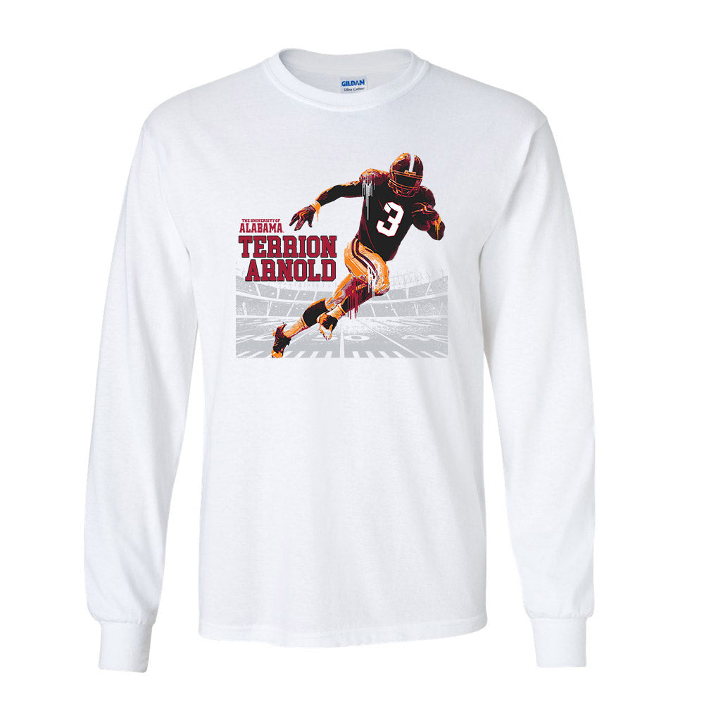 Alabama - Football Alumni : Terrion Arnold Bama Football Long Sleeve T-Shirt Hoodie, Sweatshirt | CoreVibeTees.com