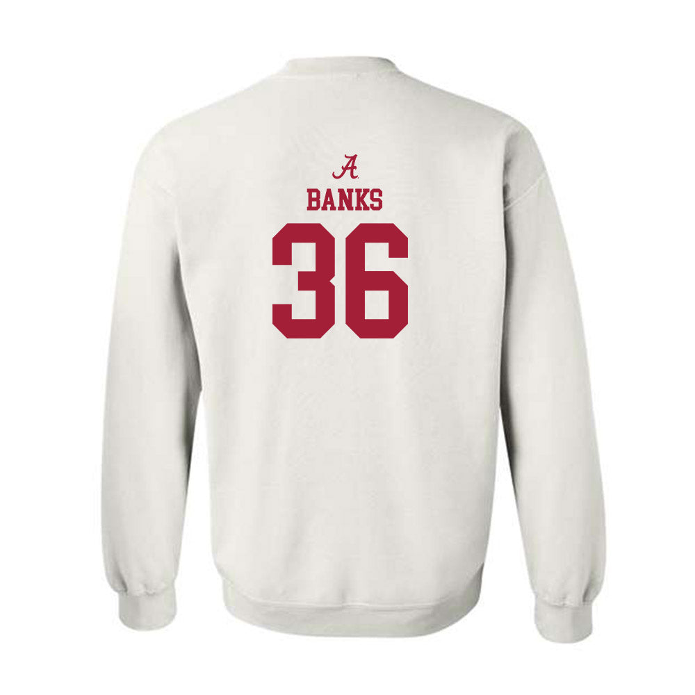 Alabama - NCAA Baseball : Hagan Banks - Crewneck Sweatshirt Classic Shersey T-Shirts, Hoodie | CoreVibeTees.com (Image 2)