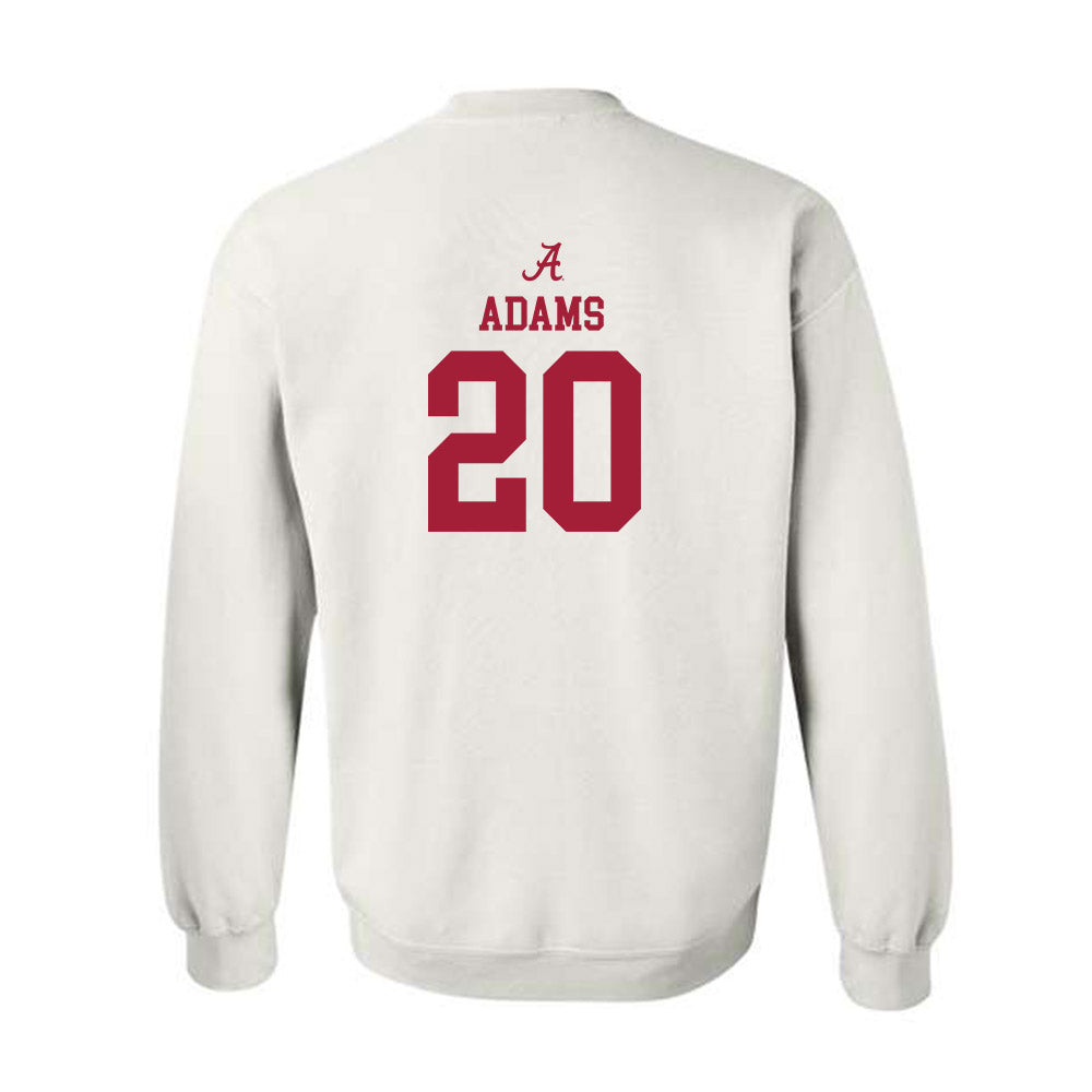 Alabama - NCAA Baseball : Zane Adams - Crewneck Sweatshirt Classic Shersey T-Shirts, Hoodie | CoreVibeTees.com (Image 2)