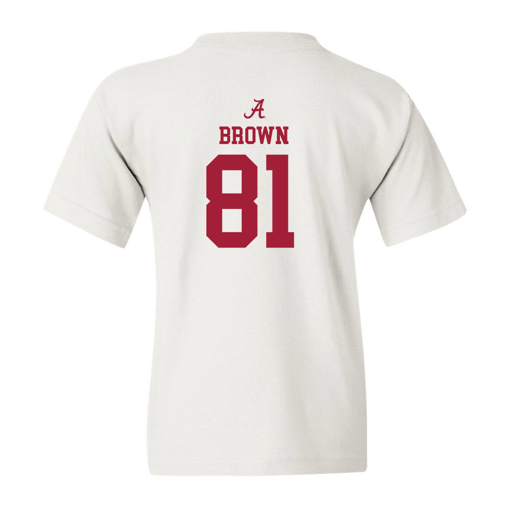 Alabama - Football Alumni : Keith Brown - Classic Shersey Youth T-Shirt Style001 Hoodie, Sweatshirt (Image 2)