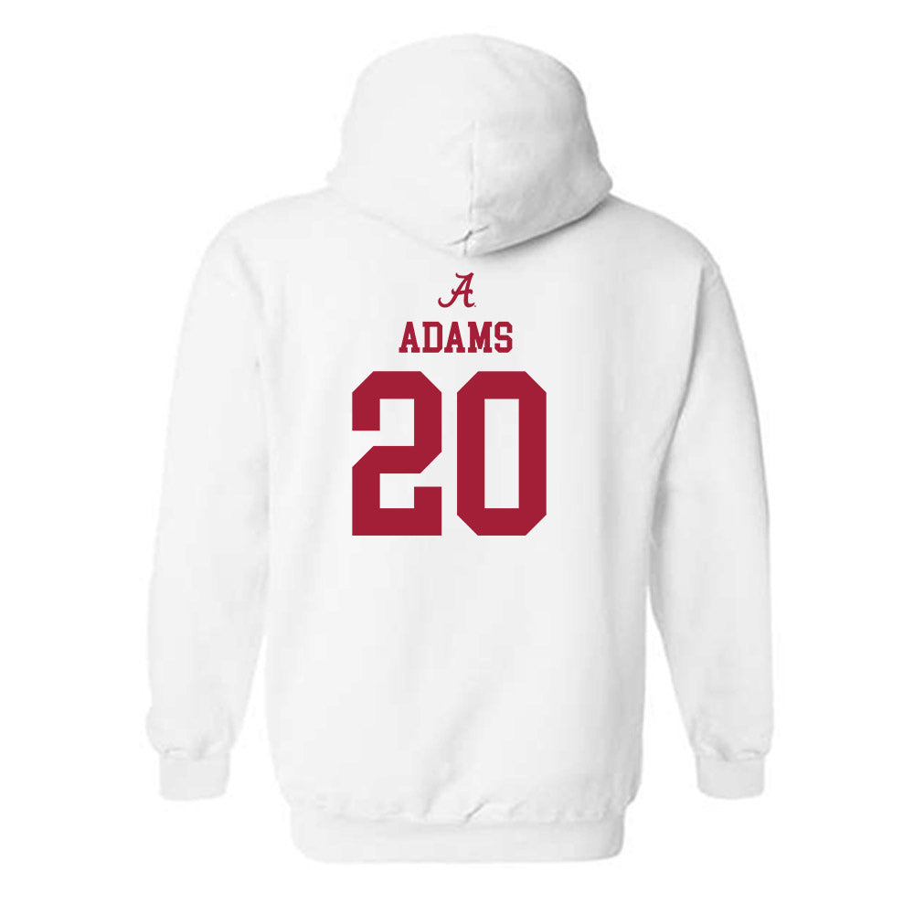 Alabama - NCAA Baseball : Zane Adams - Hooded Sweatshirt Classic Shersey T-Shirts, Hoodie | CoreVibeTees.com (Image 2)