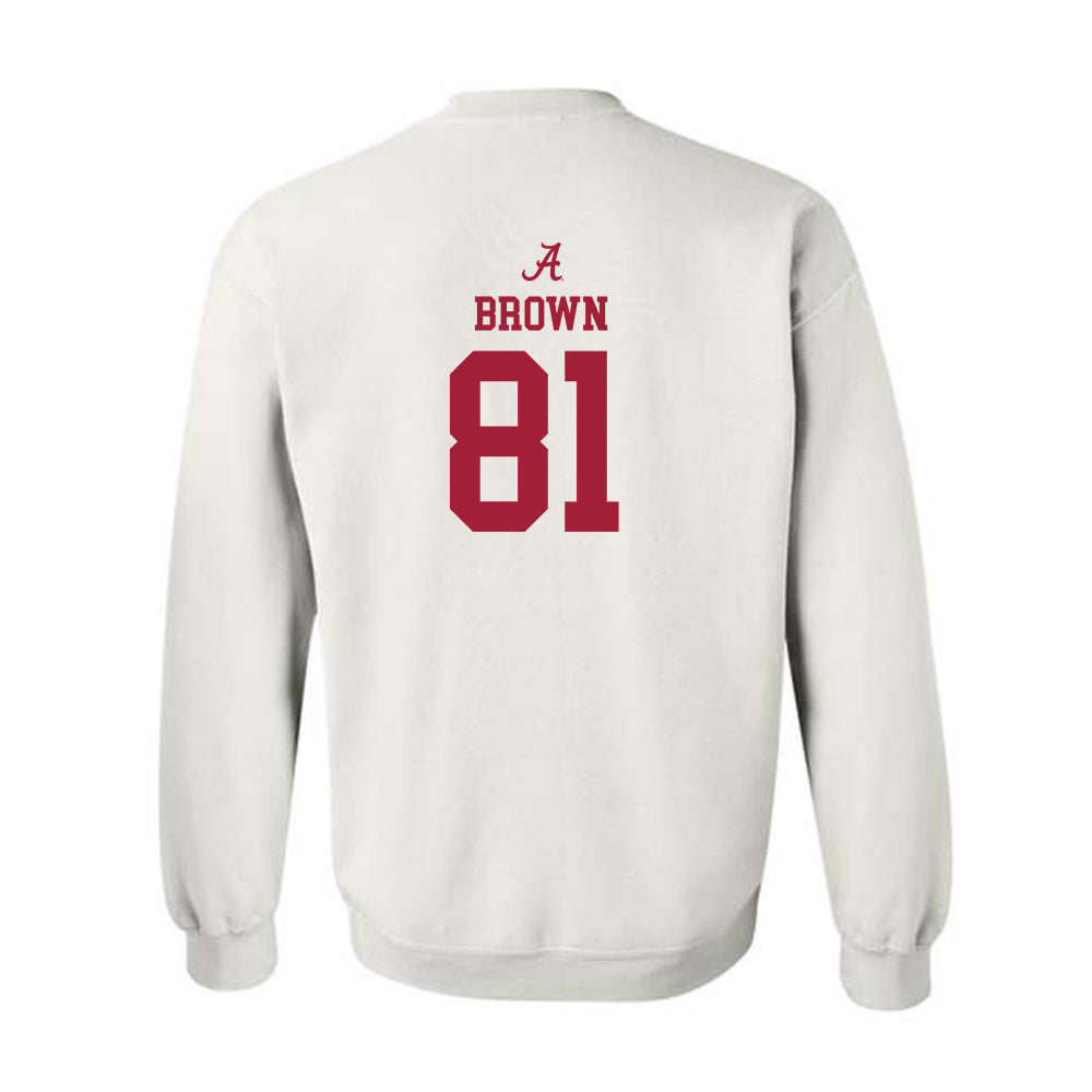 Alabama - Football Alumni : Keith Brown - Classic Shersey Crewneck Sweatshirt Style001 T-Shirts, Hoodie (Image 2)