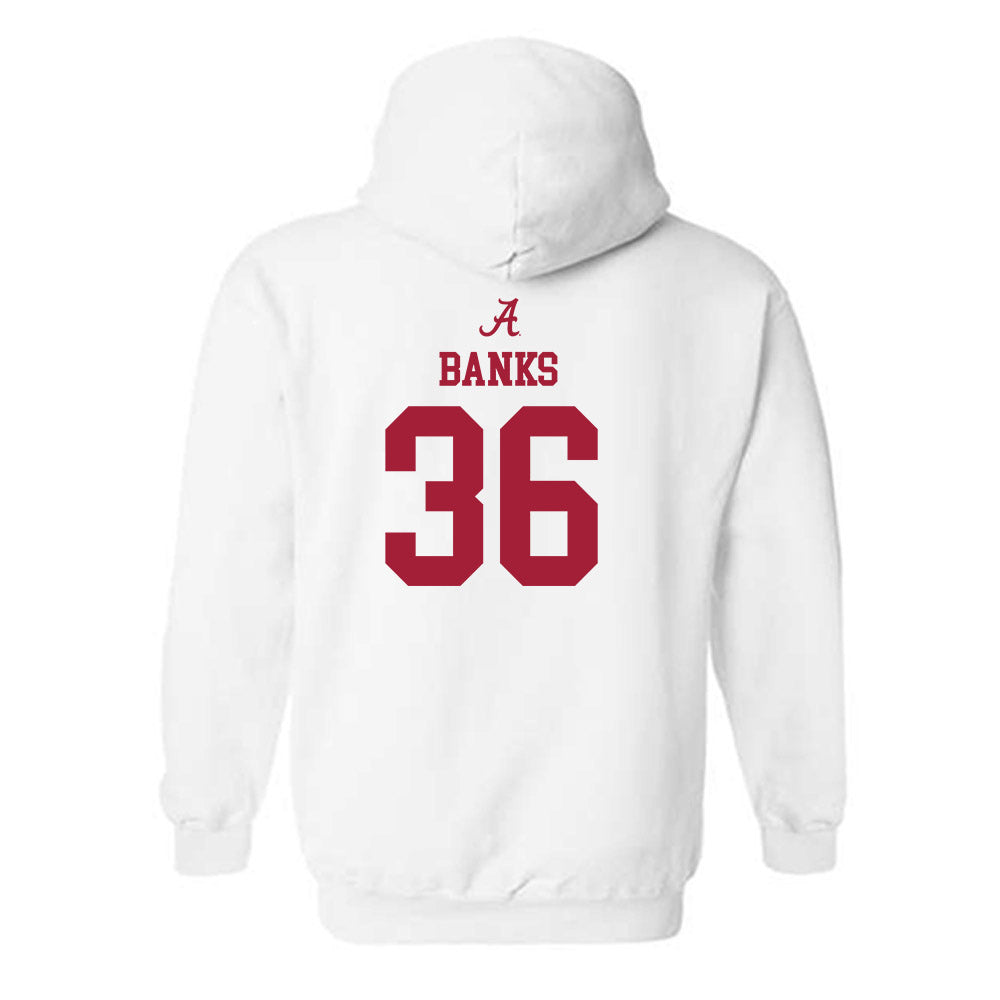 Alabama - NCAA Baseball : Hagan Banks - Hooded Sweatshirt Classic Shersey T-Shirts, Hoodie | CoreVibeTees.com (Image 2)
