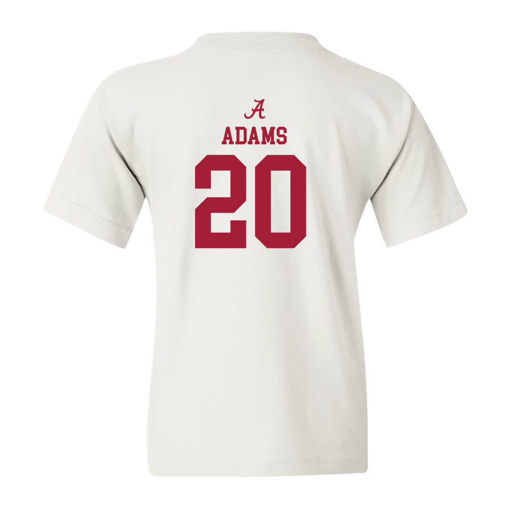 Alabama - NCAA Baseball : Zane Adams - Youth T-Shirt Classic Shersey Hoodie, Sweatshirt | CoreVibeTees.com (Image 2)