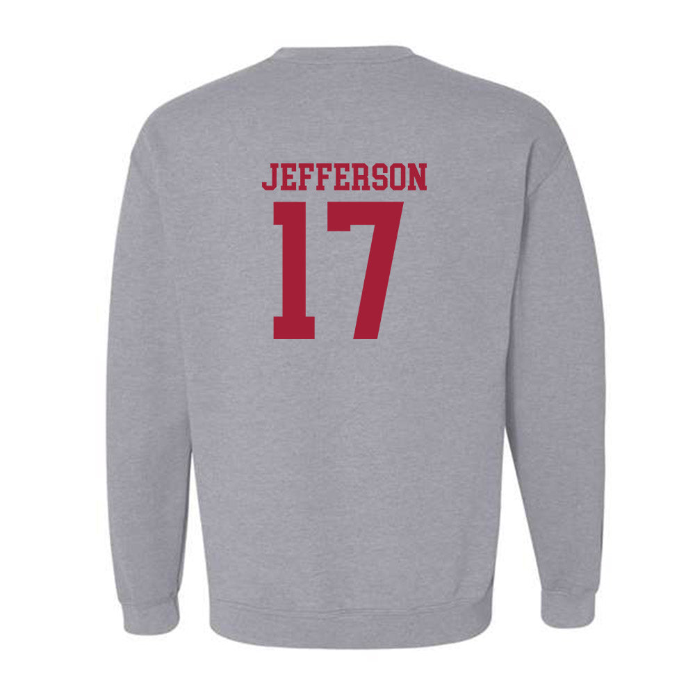 Alabama - NCAA Football : Amari Jefferson - Classic Shersey Crewneck Sweatshirt T-Shirts, Hoodie | CoreVibeTees.com (Image 2)