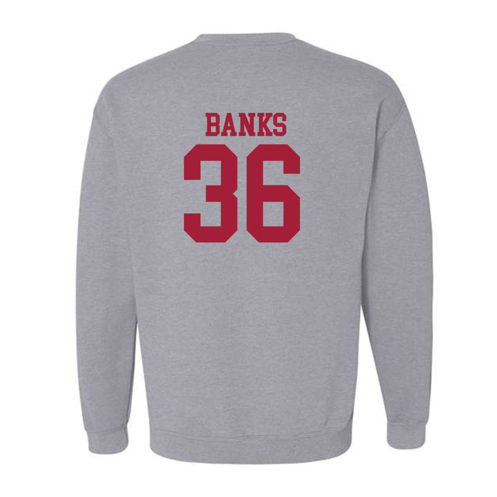 Alabama - NCAA Baseball : Hagan Banks - Crewneck Sweatshirt Classic Shersey Style001 T-Shirts, Hoodie (Image 2)