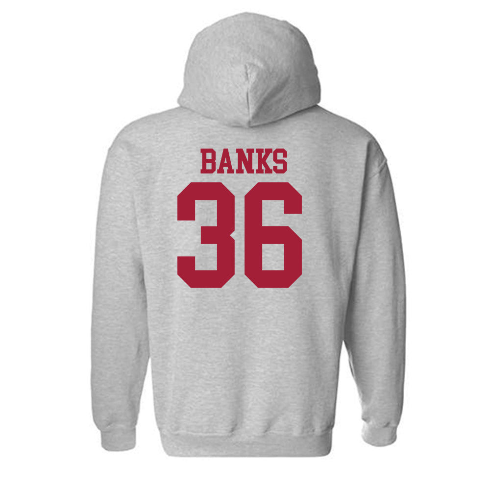 Alabama - NCAA Baseball : Hagan Banks - Hooded Sweatshirt Classic Shersey Style001 T-Shirts, Hoodie (Image 2)