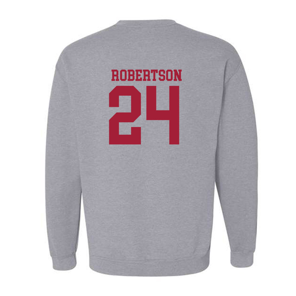 Alabama - NCAA Baseball : Tate Robertson - Crewneck Sweatshirt Classic Shersey T-Shirts, Hoodie | CoreVibeTees.com (Image 2)