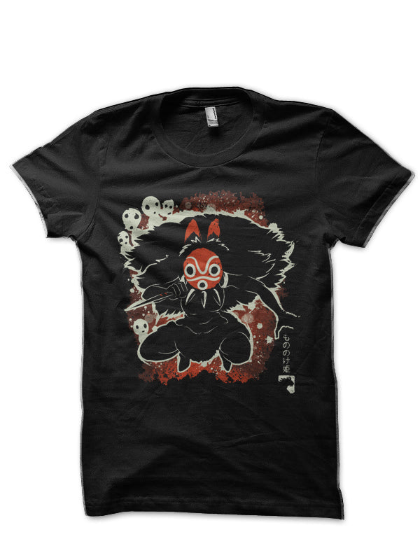 Princess Mononoke Black T-Shirt Hoodie, Sweatshirt | CoreVibeTees.com