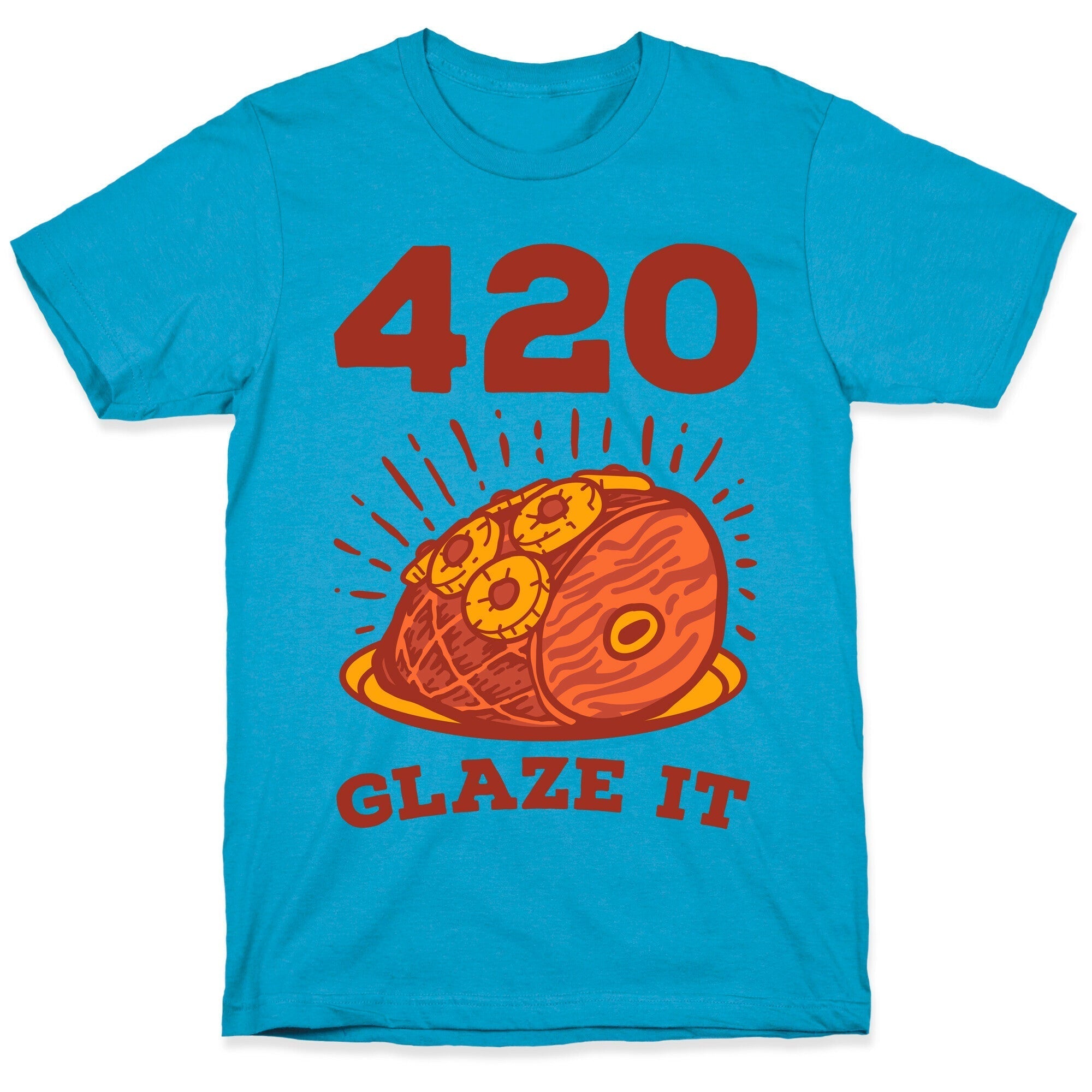 420 Glaze it Ham Unisex Triblend Tee Hoodie, Sweatshirt | CoreVibeTees.com (Image 5)