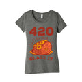 420 Glaze it Ham Women's Triblend Tee Hoodie, Sweatshirt | CoreVibeTees.com