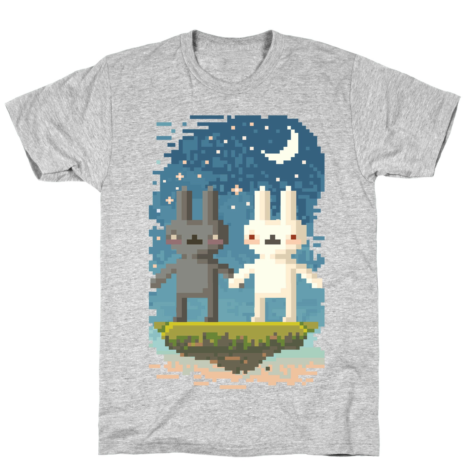 Bunnies in Moonlight T-Shirt Hoodie, Sweatshirt | CoreVibeTees.com (Image 2)