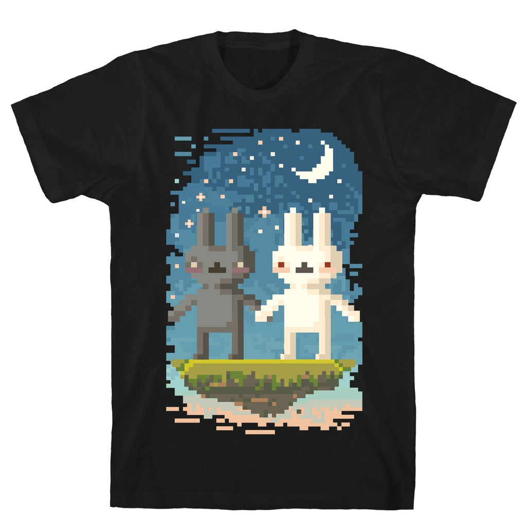 Bunnies in Moonlight T-Shirt Hoodie, Sweatshirt | CoreVibeTees.com (Image 1)