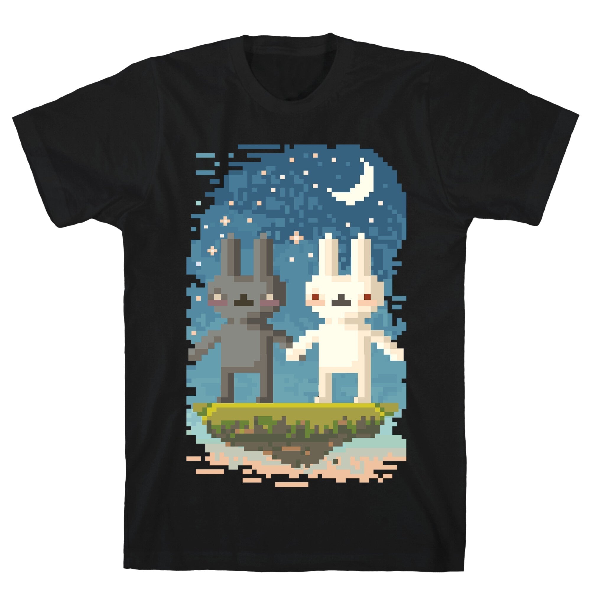 Bunnies in Moonlight T-Shirt Hoodie, Sweatshirt | CoreVibeTees.com (Image 1)