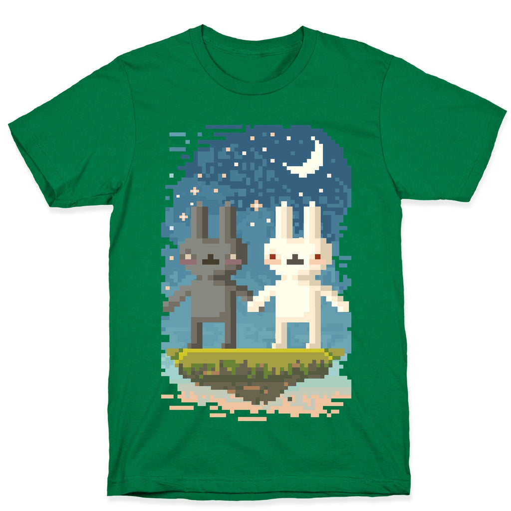 Bunnies in Moonlight T-Shirt Hoodie, Sweatshirt | CoreVibeTees.com (Image 3)