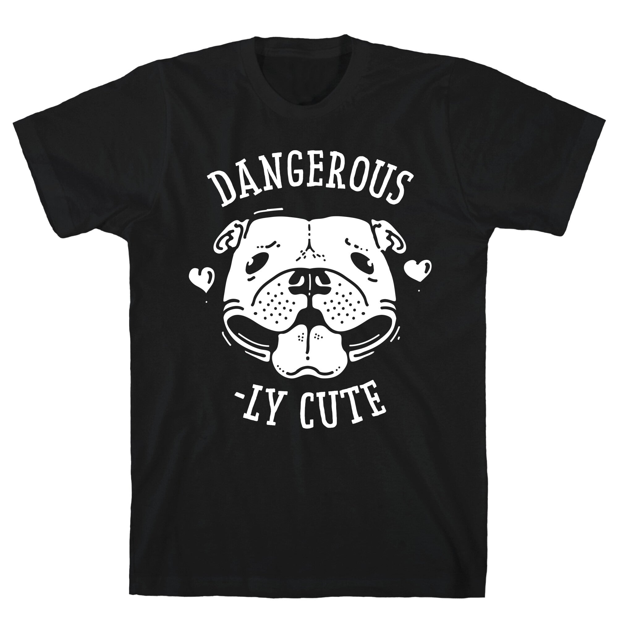 Dangerously Cute Pit Bull T-Shirt Hoodie, Sweatshirt | CoreVibeTees.com (Image 1)