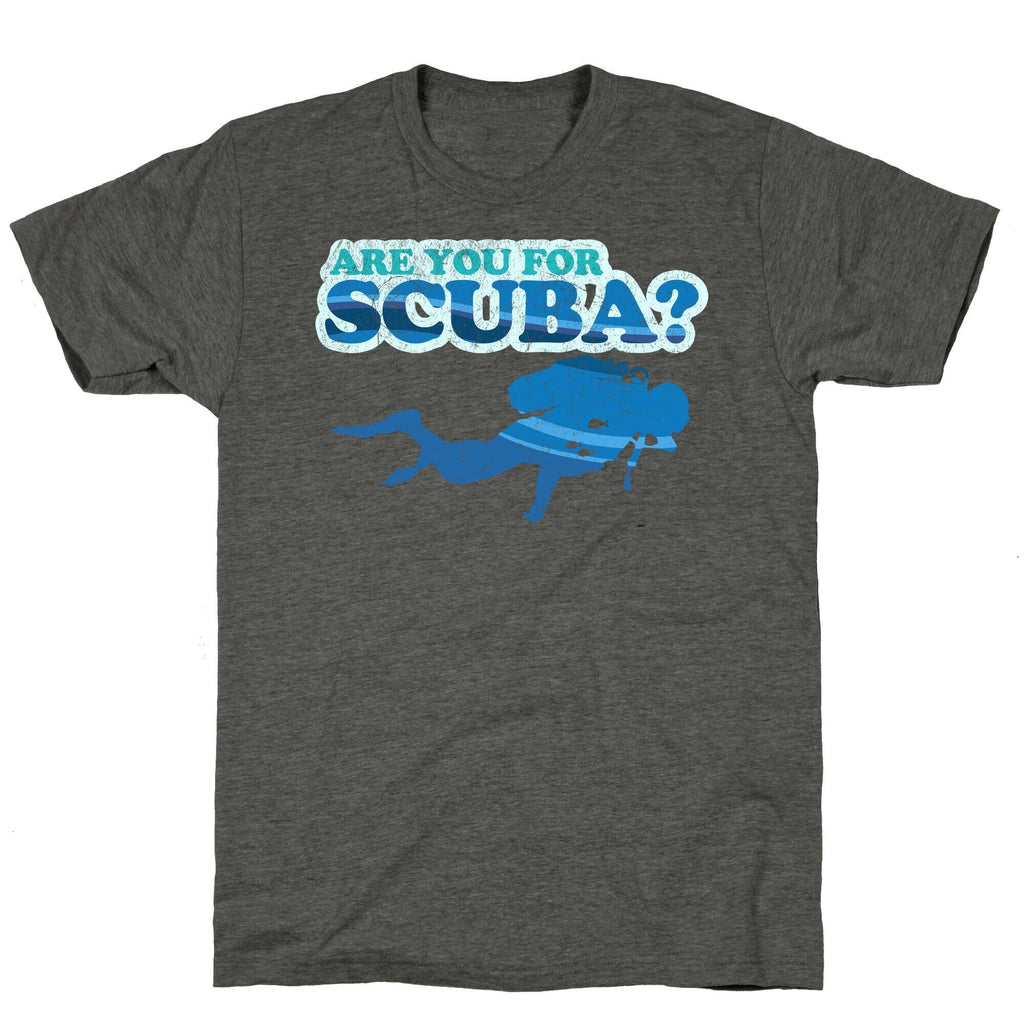 Are You for Scuba? Unisex Triblend Tee Hoodie, Sweatshirt | CoreVibeTees.com (Image 2)