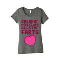 Breakin' Hearts And Blastin' Farts Women's Triblend Tee Hoodie, Sweatshirt | CoreVibeTees.com (Image 1)