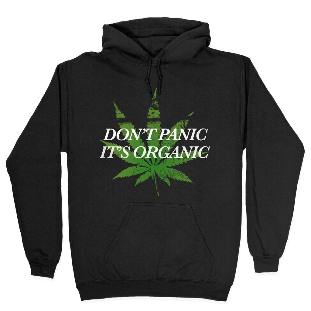 Don't Panic, It's Organic Hoodie T-Shirts, Sweatshirt | CoreVibeTees.com (Image 2)