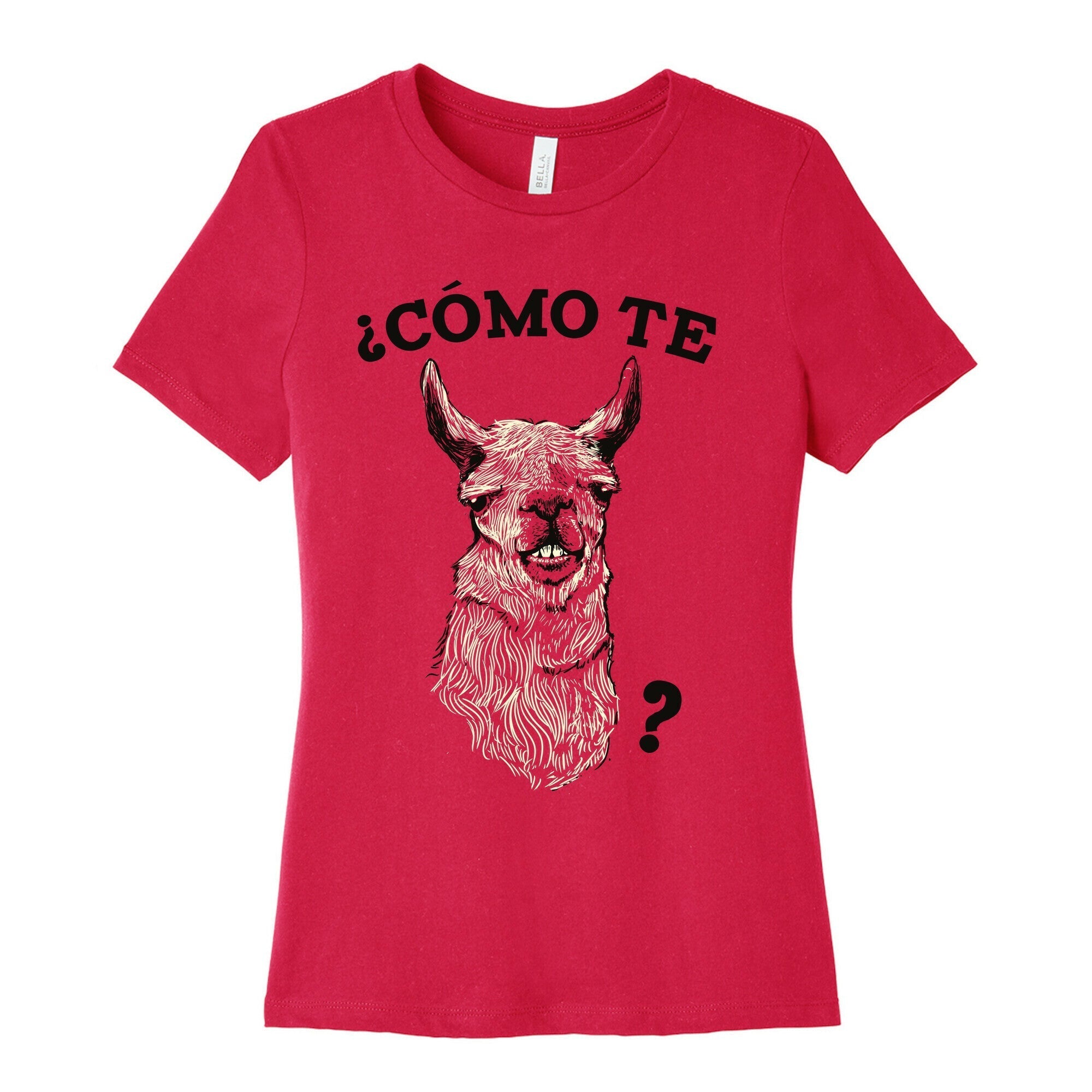 Como te llama Women's Cotton Tee Hoodie, Sweatshirt | CoreVibeTees.com (Image 2)