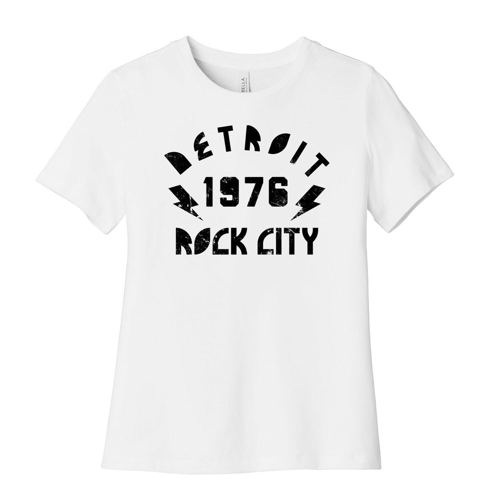Detroit Rock City 1976 Women's Cotton Tee Hoodie, Sweatshirt | CoreVibeTees.com (Image 1)