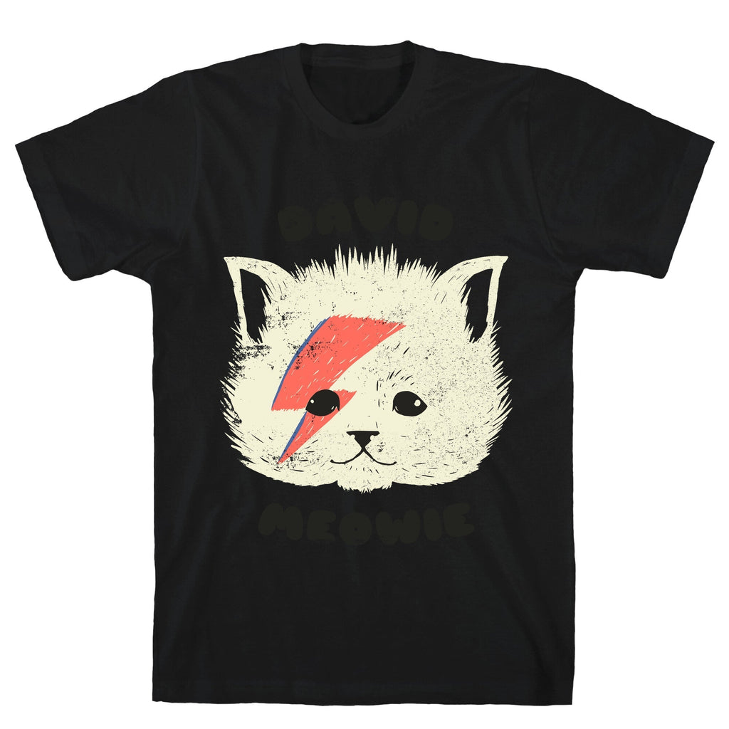 David Meowie T-Shirt Hoodie, Sweatshirt | CoreVibeTees.com (Image 1)