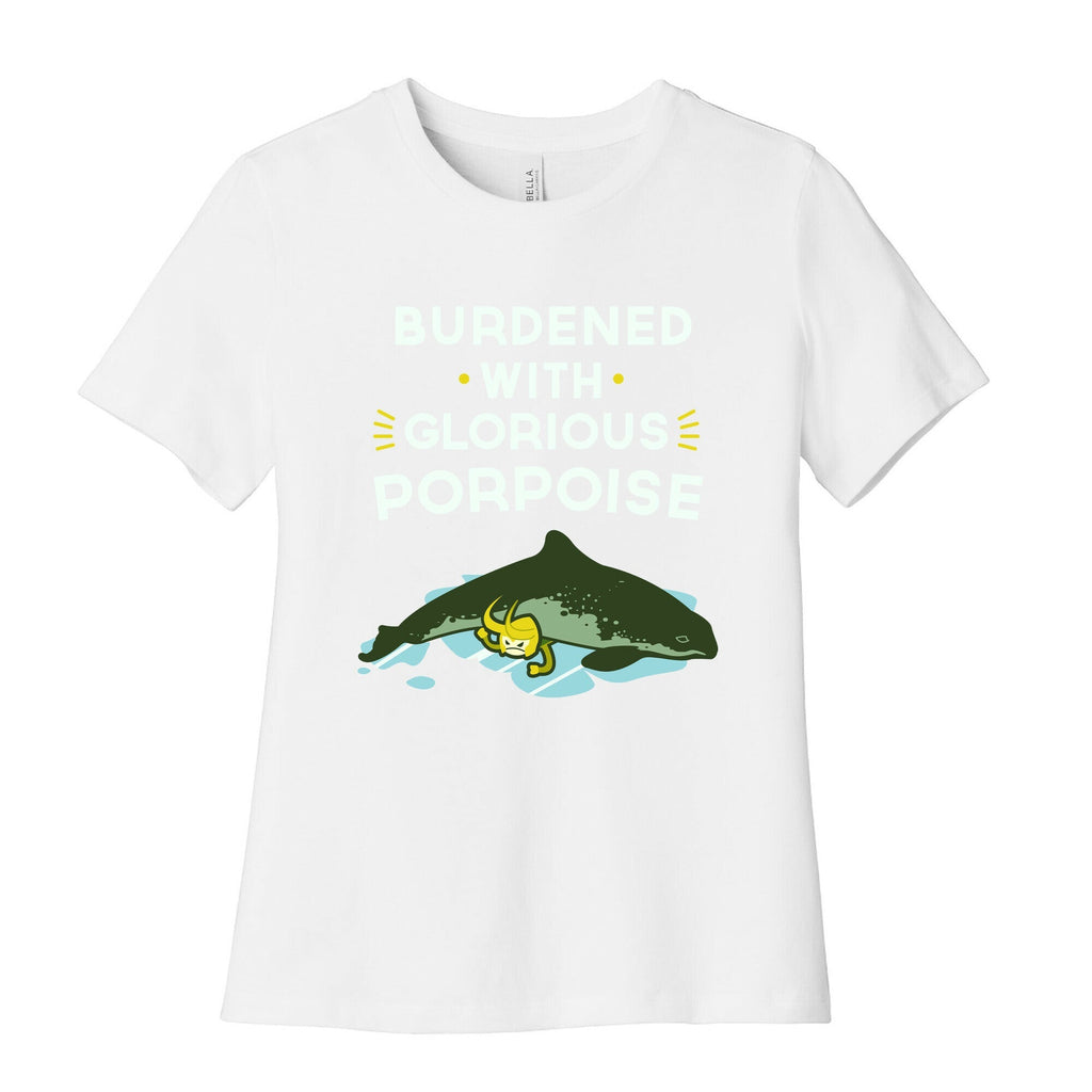 Glorious Porpoise Women's Cotton Tee Hoodie, Sweatshirt | CoreVibeTees.com (Image 4)