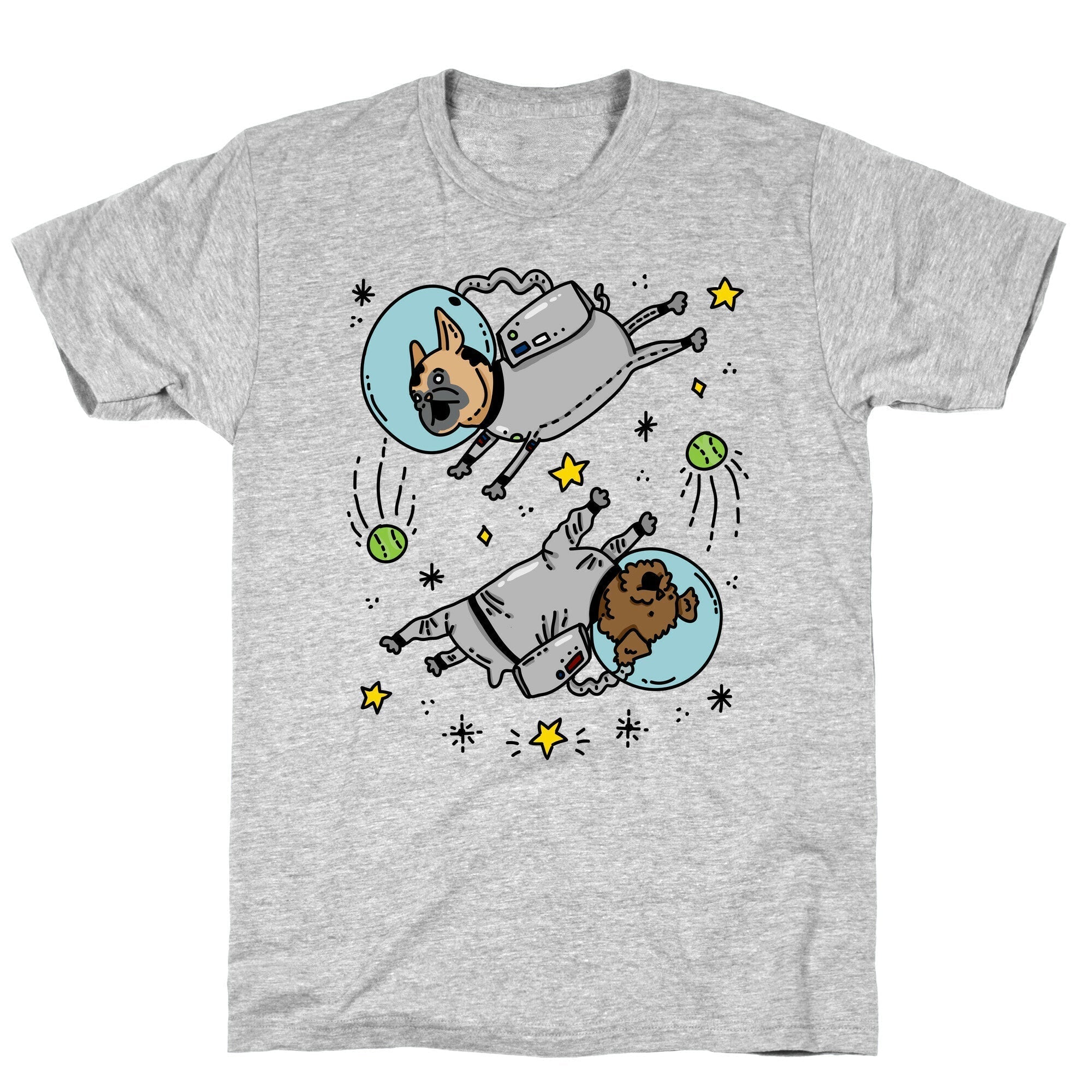 Dogs In Space T-Shirt Hoodie, Sweatshirt | CoreVibeTees.com (Image 3)