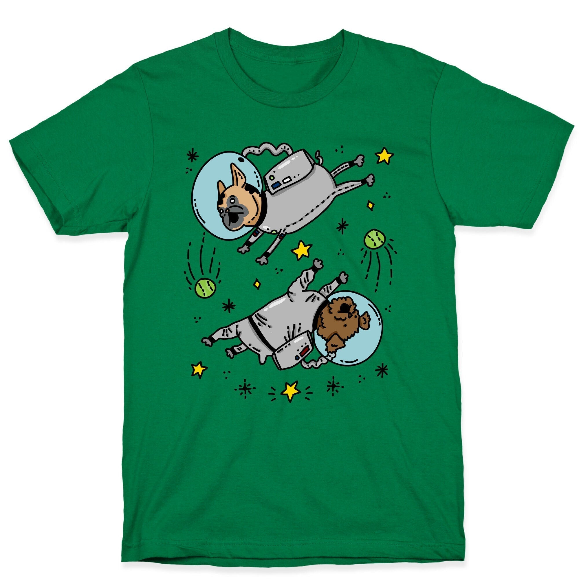 Dogs In Space T-Shirt Hoodie, Sweatshirt | CoreVibeTees.com (Image 4)