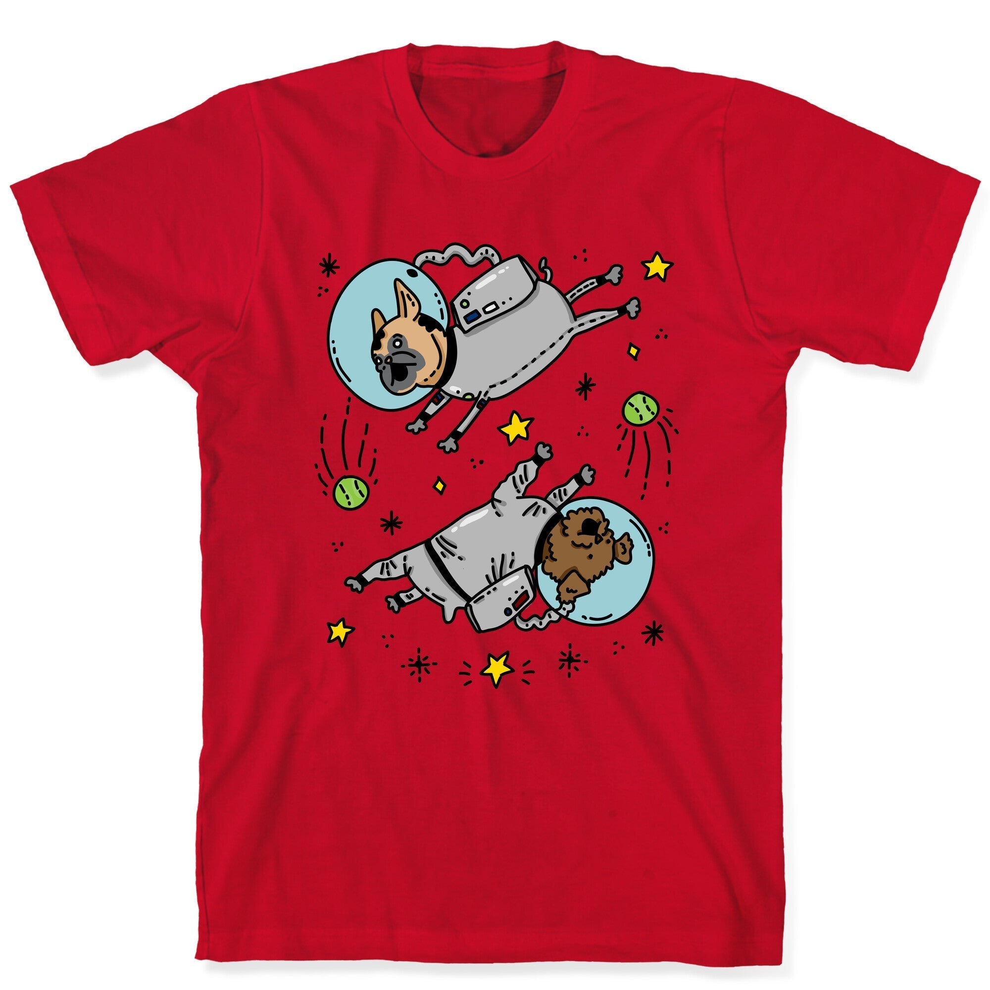 Dogs In Space T-Shirt Hoodie, Sweatshirt | CoreVibeTees.com (Image 5)