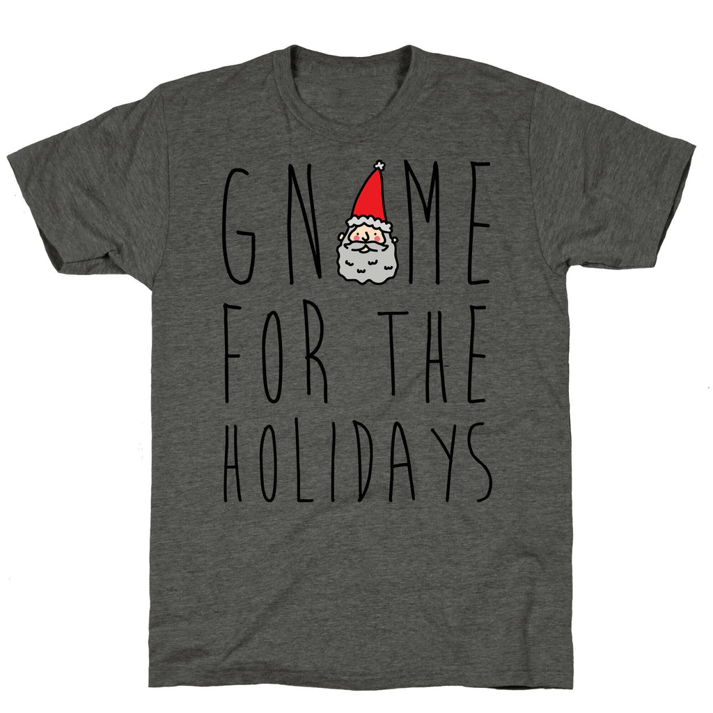 Gnome For The Holidays Unisex Triblend Tee Hoodie, Sweatshirt | CoreVibeTees.com (Image 2)