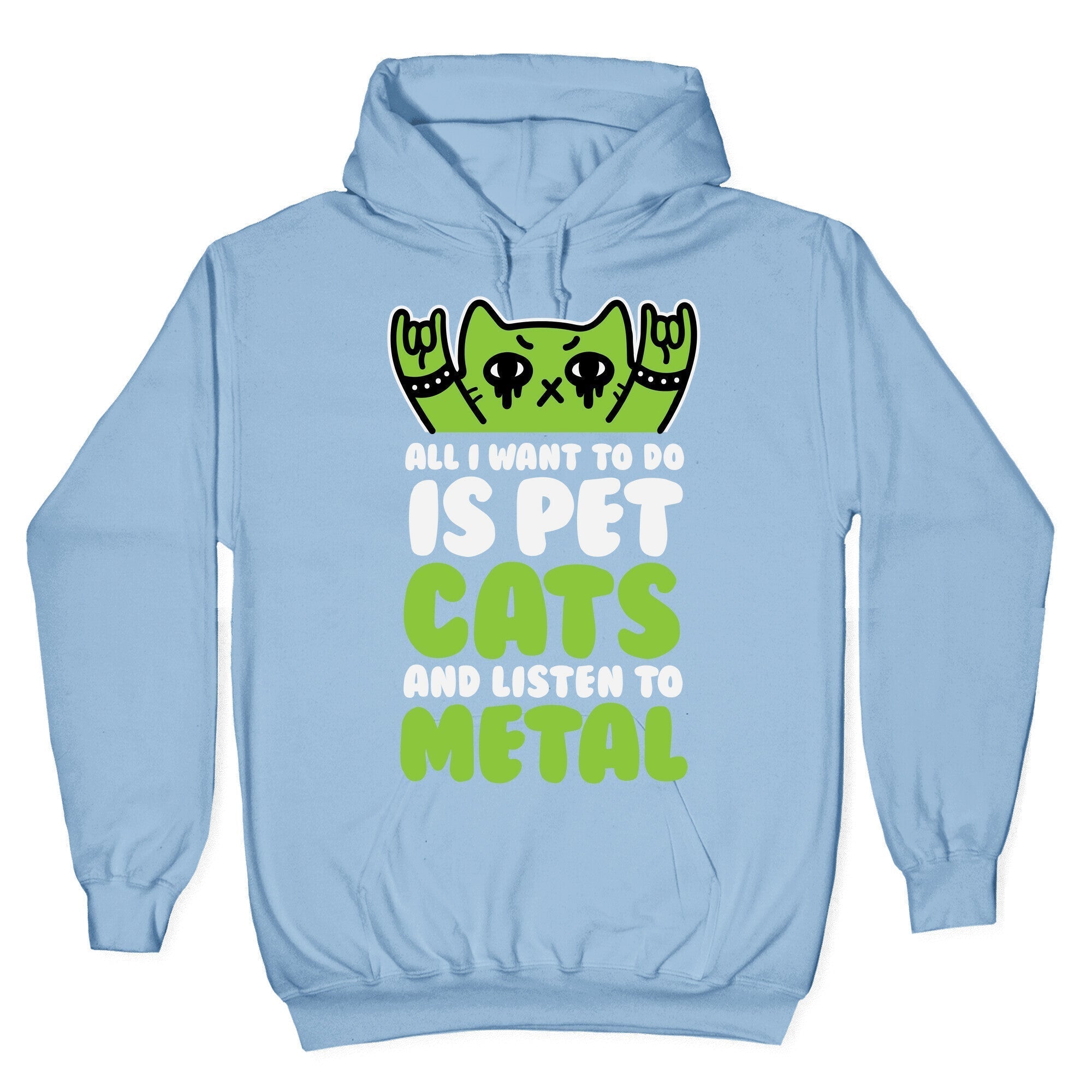 All I Want To Do Is Pet Cats And Listen To Metal Hoodie T-Shirts, Sweatshirt | CoreVibeTees.com (Image 4)