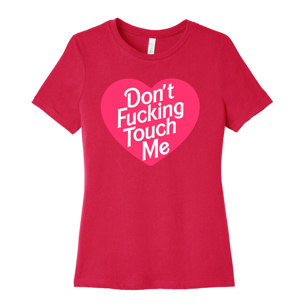 Don't Fucking Touch Me Women's Cotton Tee Hoodie, Sweatshirt | CoreVibeTees.com (Image 2)