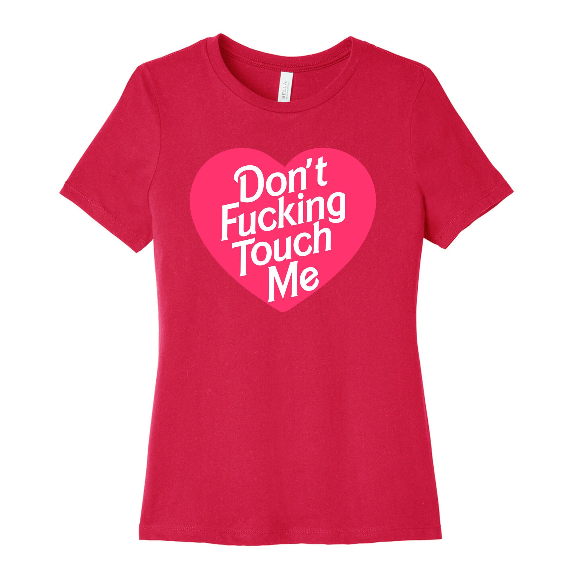 Don't Fucking Touch Me Women's Cotton Tee Hoodie, Sweatshirt | CoreVibeTees.com (Image 2)