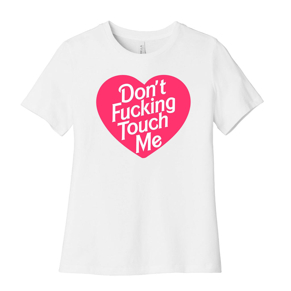 Don't Fucking Touch Me Women's Cotton Tee Hoodie, Sweatshirt | CoreVibeTees.com (Image 4)
