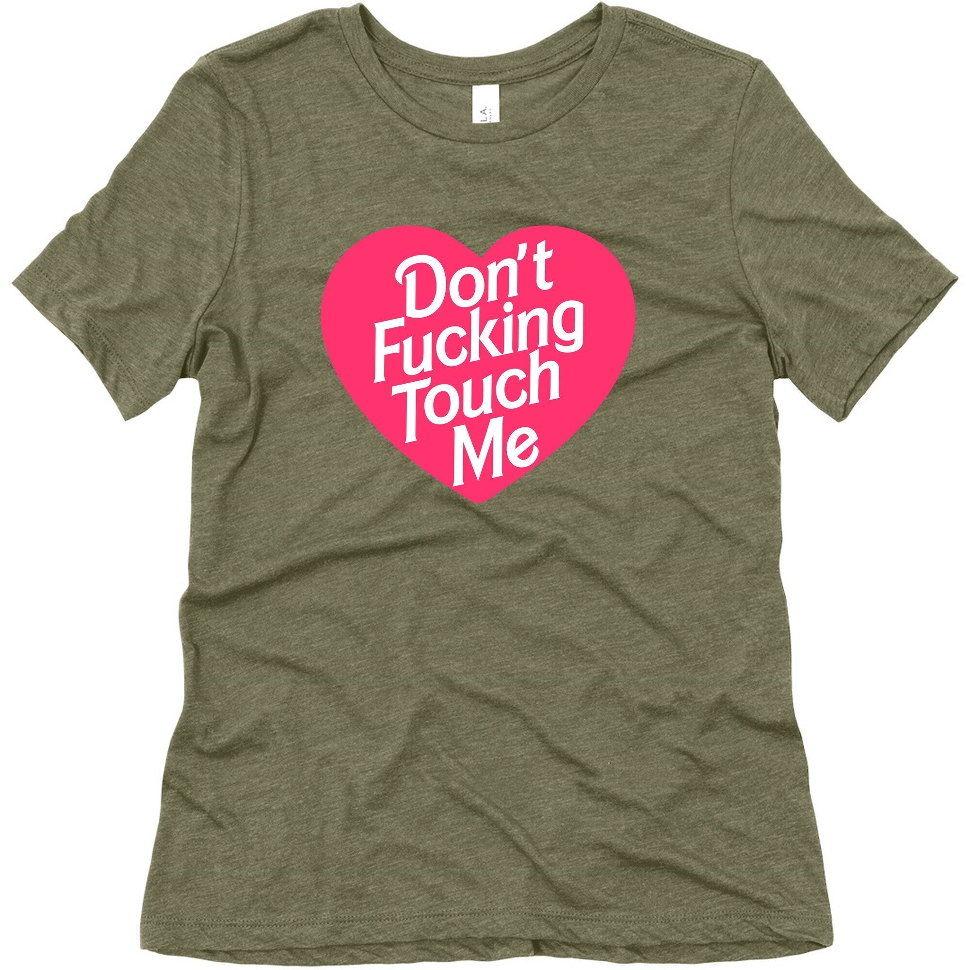 Don't Fucking Touch Me Women's Triblend Tee Hoodie, Sweatshirt | CoreVibeTees.com (Image 5)