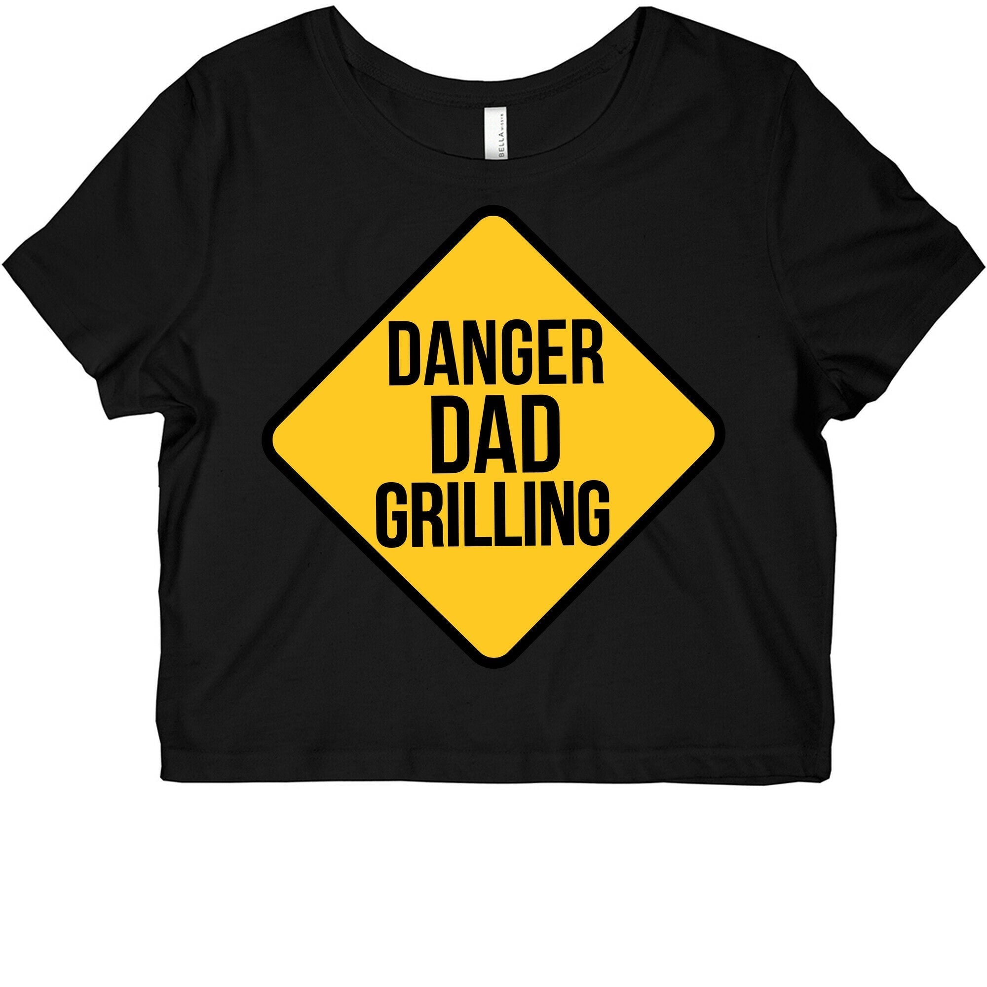 Danger: Dad Grilling Graphic Baby Tee Hoodie, Sweatshirt | CoreVibeTees.com (Image 1)