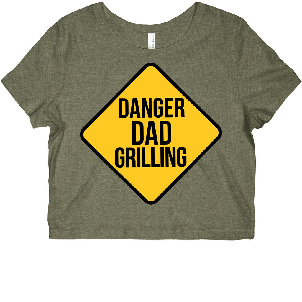 Danger: Dad Grilling Graphic Baby Tee Hoodie, Sweatshirt | CoreVibeTees.com (Image 2)