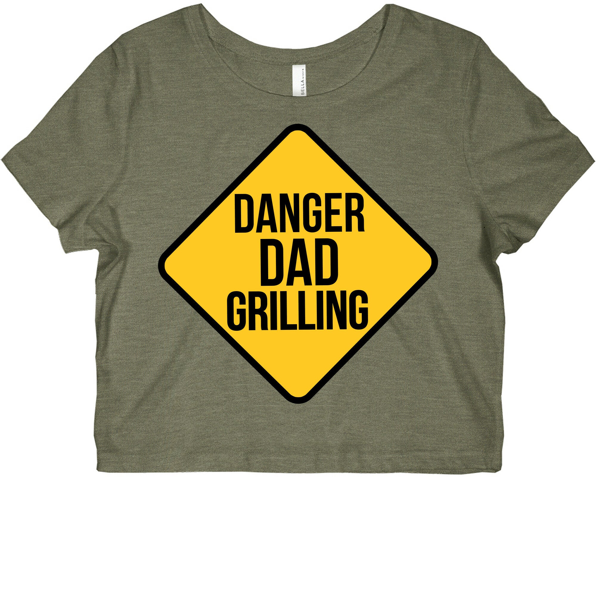 Danger: Dad Grilling Graphic Baby Tee Hoodie, Sweatshirt | CoreVibeTees.com (Image 2)