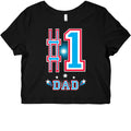 #1 DAD Graphic Baby Tee Hoodie, Sweatshirt | CoreVibeTees.com (Image 1)