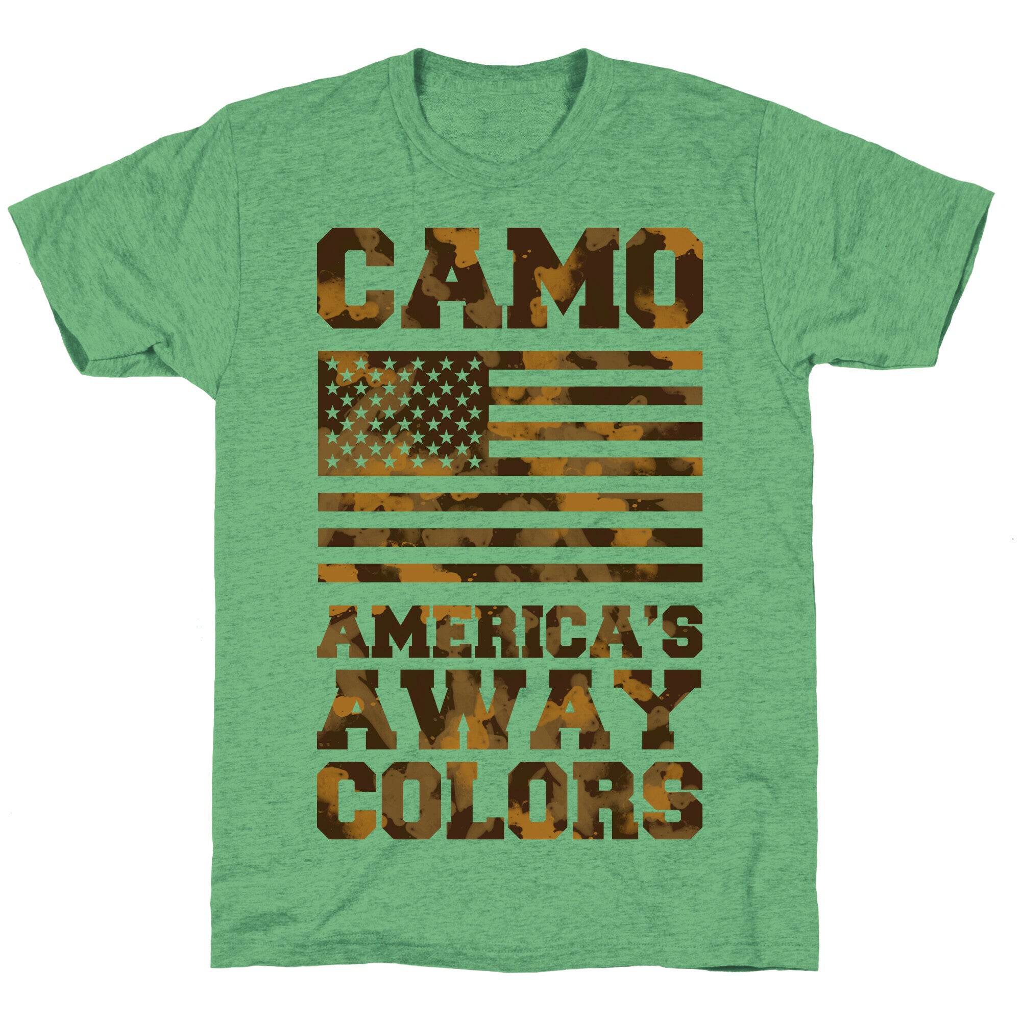 America's Away Colors Unisex Triblend Tee Hoodie, Sweatshirt | CoreVibeTees.com (Image 1)