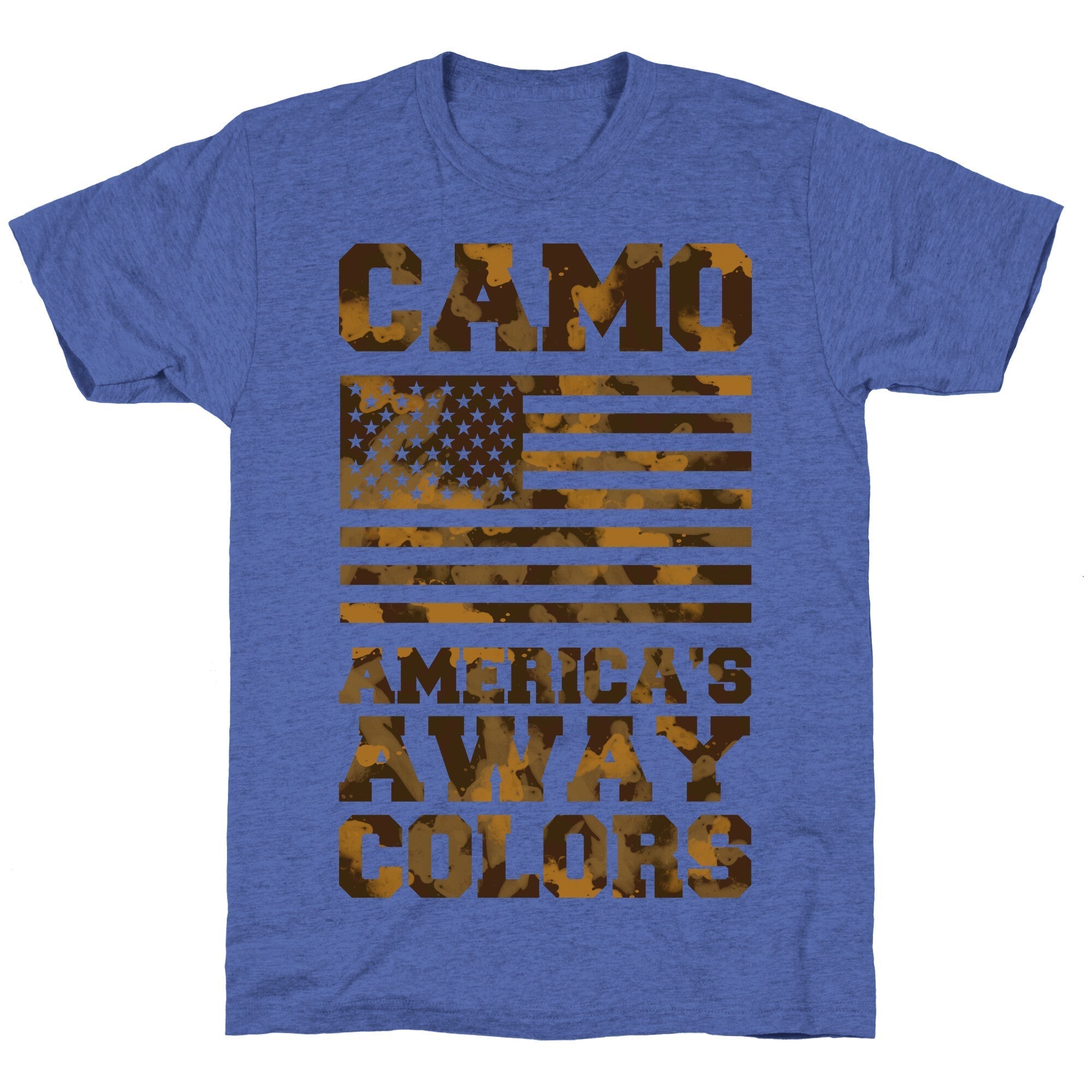 America's Away Colors Unisex Triblend Tee Hoodie, Sweatshirt | CoreVibeTees.com (Image 4)