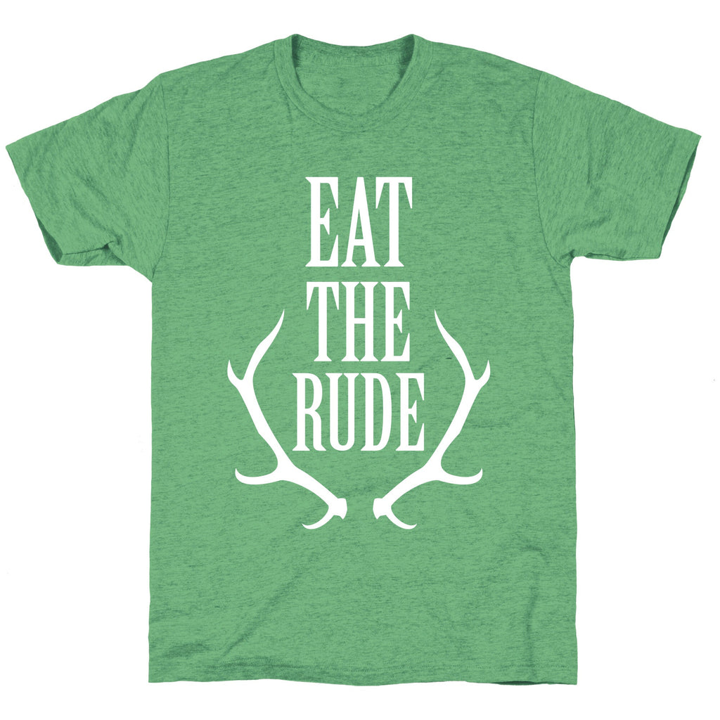 Eat The Rude Unisex Triblend Tee Hoodie, Sweatshirt | CoreVibeTees.com (Image 2)