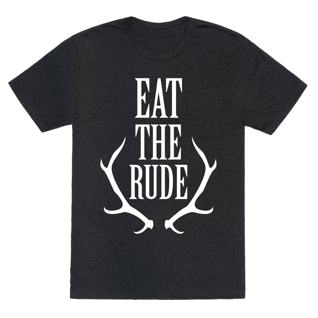 Eat The Rude Unisex Triblend Tee Hoodie, Sweatshirt | CoreVibeTees.com (Image 1)