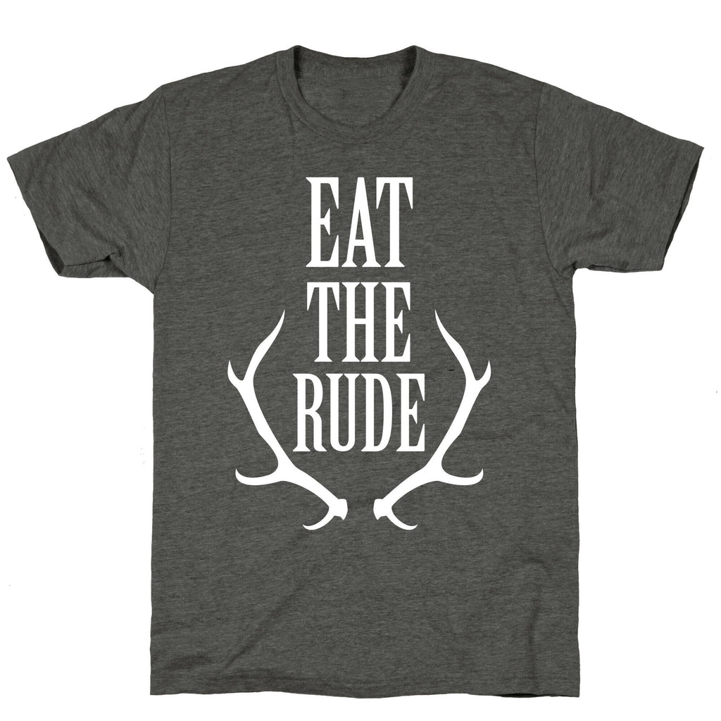 Eat The Rude Unisex Triblend Tee Hoodie, Sweatshirt | CoreVibeTees.com (Image 3)