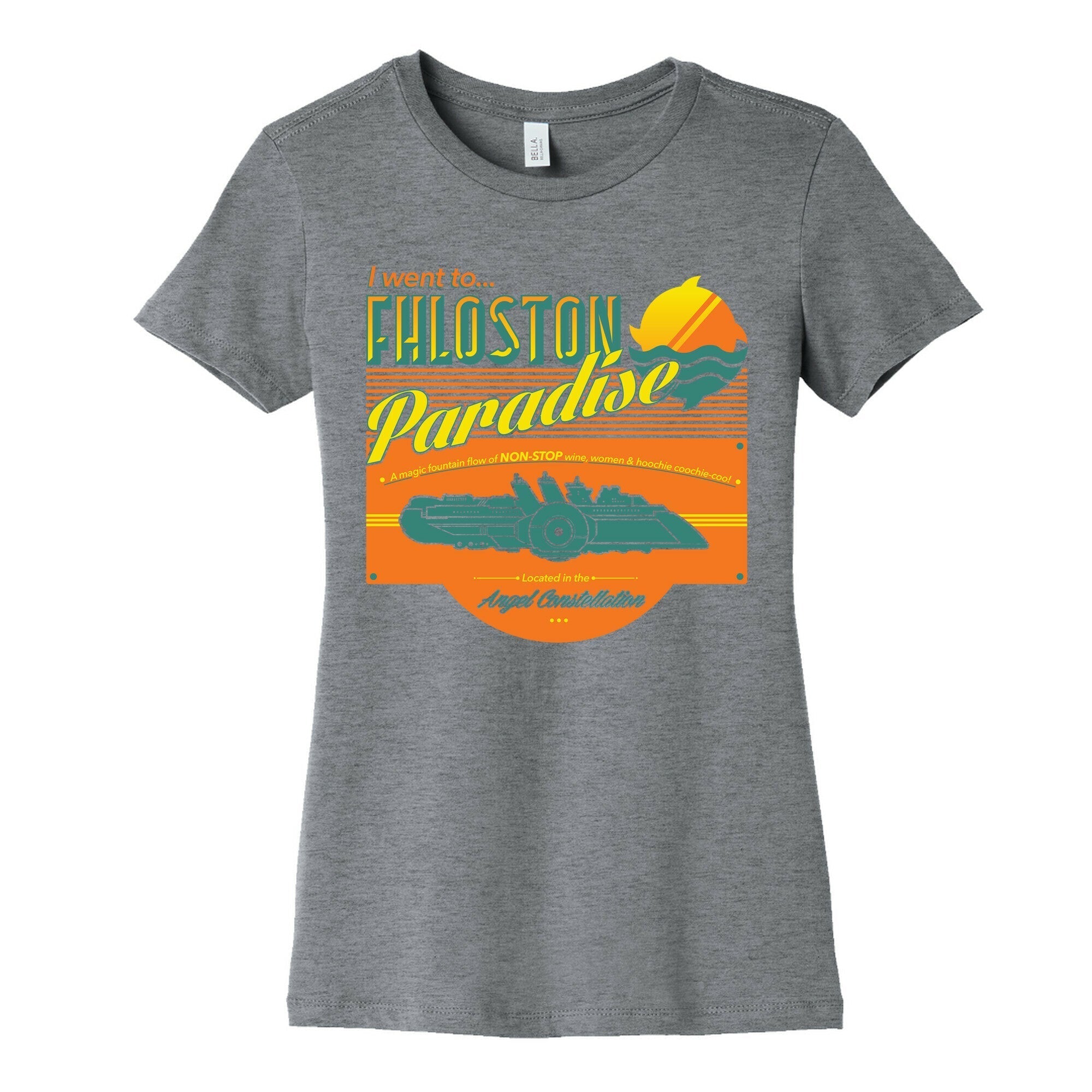 Fhloston Paradise Women's Cotton Tee Hoodie, Sweatshirt | CoreVibeTees.com (Image 2)