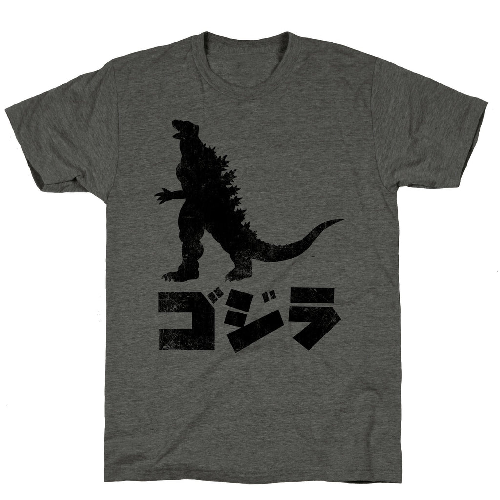 Godzilla (Vintage) Unisex Triblend Tee Hoodie, Sweatshirt | CoreVibeTees.com (Image 2)