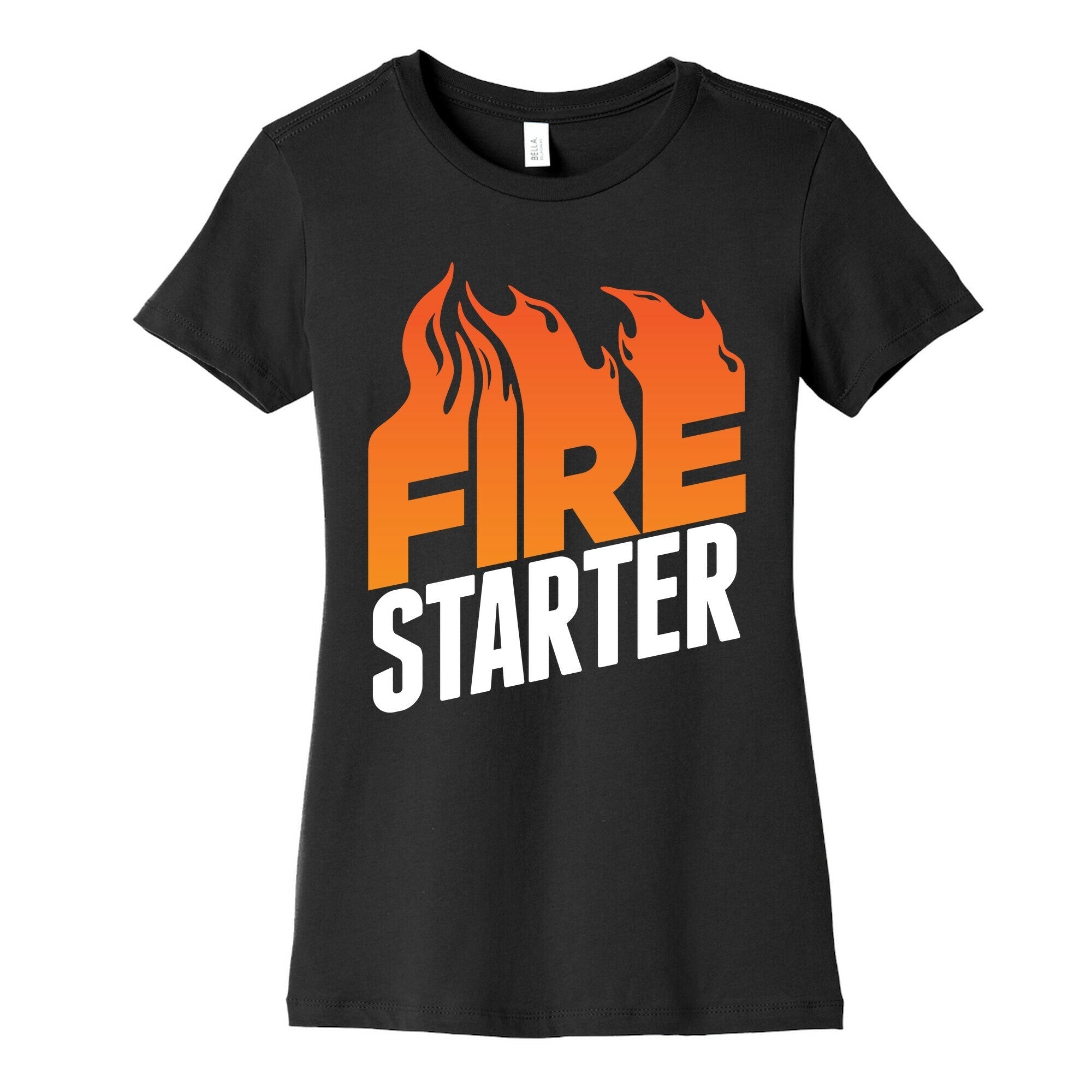 Fire Starter Women's Cotton Tee Hoodie, Sweatshirt | CoreVibeTees.com (Image 5)