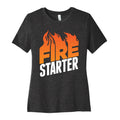 Fire Starter Women's Cotton Tee Hoodie, Sweatshirt | CoreVibeTees.com (Image 1)